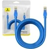 Apvalus kabelis Baseus Ethernet RJ45, Cat.6, 5m (mėlynas)