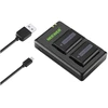 Set of 2 Sony replacement batteries and a NEEWER NP-FW50 charger