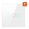 Išmanusis šviesos jungiklis WiFi Avatto TS02-EU-W3 3 Way TUYA (balta)