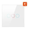 Išmanusis šviesos jungiklis ZigBee Avatto ZTS02-EU-W3 3 krypčių TUYA (balta)