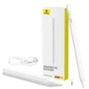 Smooth Writing 2 Baseus Stylus Lite su LED indikatoriumi Balta