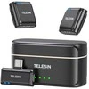 TELESIN belaidis mikrofonas su kaklaraiščiu + išorinė baterija telefonams (USB-C)