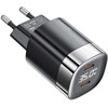 Toocki 2x USB-C, GaN 35W įkroviklis (juodas)