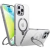 Dėklas Case Torras Ostand Spin Series do iPhone 16 Pro (Titano pilka)