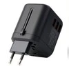 Kelioninis sieninis įkroviklis Choetech PD5008, 3xUSB-A, 1xUSB-C, GaN, 30W (juodas)