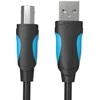 Vention USB 2.0 A kištukinis USB-B kištukinis spausdintuvo kabelis Ventiliacija VAS-A16-B1000 10m Juodas PVC