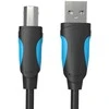 USB 2.0 A į USB-B spausdintuvo kabelis Vention VAS-A16-B100 1m - Juodas