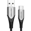 Vention USB 2.0 A į USB-C 3A kabelio ventiliacija CODHF 1 m pilka