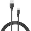 Vention USB 2.0 A į USB-C 3A kabelio ventiliacijos anga CTHBF 1 m juoda