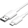 USB 2.0 A į USB-C 3A laidas Vention CTQWF 1M (balta)