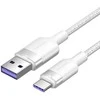 USB 2.0 A į USB-C 6A Vention CTOWF 1M kabelis (baltas)