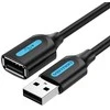 Vention prailginimo kabelis USB 2.0 CBIBD 0.5m - Juodas
