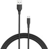 Vention USB 2.0 kištukas į mikro-B kištukas 2A 2m ventiliacija CTIBH (juoda)