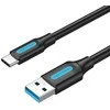 Vention USB 3.0 A į USB-C laido ventiliacija COZBH 2m juodas PVC