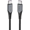 USB-C į USB-C 100 W Vention TAHHD 5A 0.5m USB 3.1 Gen2 4K laidas (pilkas)