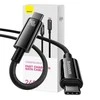 USB-C į USB-C laidas Baseus Tungsten Gold 240W 2 m (juodas)