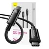 Baseus USB-C USB-C kabelis Tungsten Gold 240W 3m