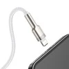 Baseus Cafule USB - Lightning laidas 2.4A 1m - Baltas
