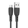 Vipfan USB ir micro USB kabelis Racing X05 3A 1m - Juodas