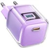 Sieninis įkroviklis Acefast A53 Sparkling serija PD 30W GaN (violetinė)