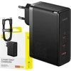 Sieninis įkroviklis Baseus GaN5 Pro 2xUSB-C + USB 160W - Juodas