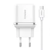 Sieninis įkroviklis Foneng EU20 + du USB į Micro USB