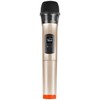 Belaidis UHF dinaminis mikrofonas PULUZ PU628J 3.5 mm (auksinis)