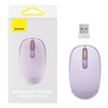 Belaidė pelė Baseus F01B Tri-mode 2.4G BT 5.0 1600 DPI (violetinė)