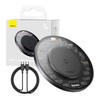 Belaidis Qi indukcinis įkroviklis Baseus Simple 2, 15 W su USB-C į USB-C laidu (juodas)