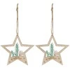 Mediniai ornamentai Springos 21x8x1 cm