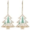 Mediniai ornamentai Springos 21x8x1 cm