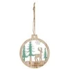 Mediniai ornamentai Springos 21x8x1 cm