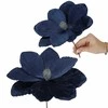 Magnolijos gėlė Springos 23 cm tamsiai mėlyna