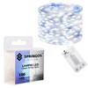Springos Mikrolempų girlianda su 100 LED diodų, šalta balta + mėlyna, 9.9 m