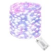Springos Šviesos girlianda su 100 LED lempučių, rožinė ir mėlyna
