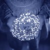Springos Kalėdinės lemputės 100 LED šalta balta 10 m