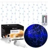 Springos Girlianda varvekliai su nuotolinio valdymo pultu, 300 LED, mėlyna