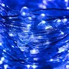 Springos Kalėdų eglutės girlianda su 300 LED lempučių, mėlyna