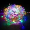 Springos Varveklių girlianda 500 mikro LED, daugiaspalvė su šaltai balta blykste