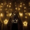Šviesos diodų užuolaida Springos 138 LED žvaigždės