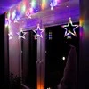 Girlianda Springos 92 LED Žvaigždžių Užuolaida su 8 Funkcijomis