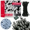 Springos LED girlianda 100 LED, šalta balta, 10,5 m, IP44