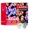 Šviesos girlianda Springos su 100 LED, 10 m, daugiaspalvė