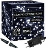 Kalėdinės girliandos Springos 200 LED, 10 m, šaltai balta