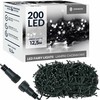 Kalėdinės girliandos Springos 200 LED, 10 m, šaltai balta