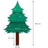 Kalėdų eglutė Springos 80 cm su natūraliu kamienu