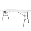 Springos GF0051 stalas CATERINGOWY sulankstomas 180 CM BALTA