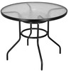 Sodo stalas Springos 90 cm juodas