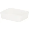 Virtuvės reikmenų dėklas Springos kreminis 18x13x4,5 cm