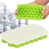 Silikoninė ledo forma Springos 20x12 cm žalia